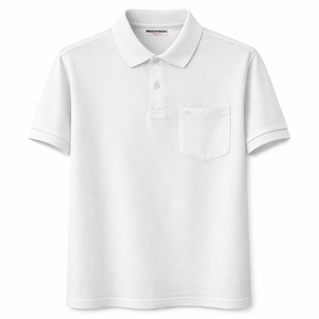 GATSBY Mens Polo T-shirt Poolbasics white  4015