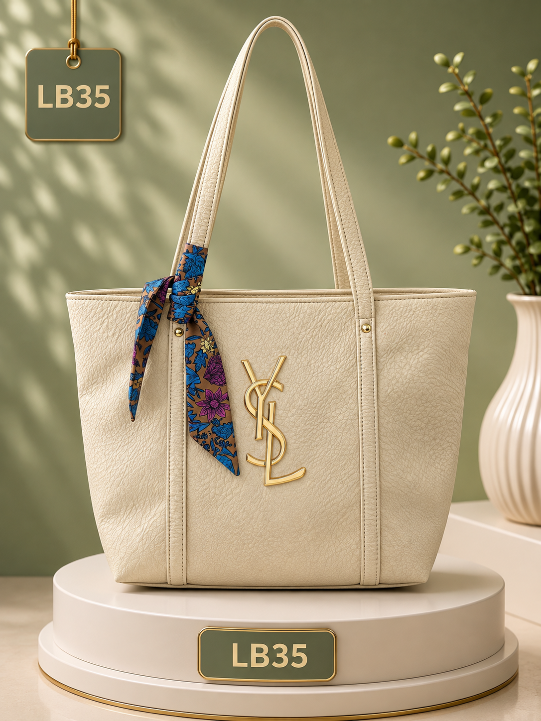 Premium Elegant Tote Handbag – LB35