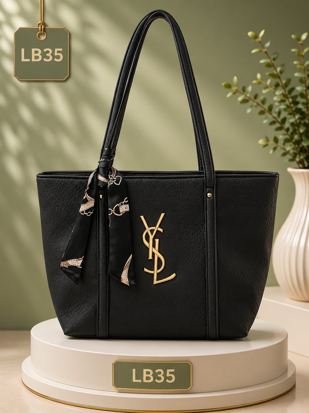 Premium Elegant Tote Handbag – LB35