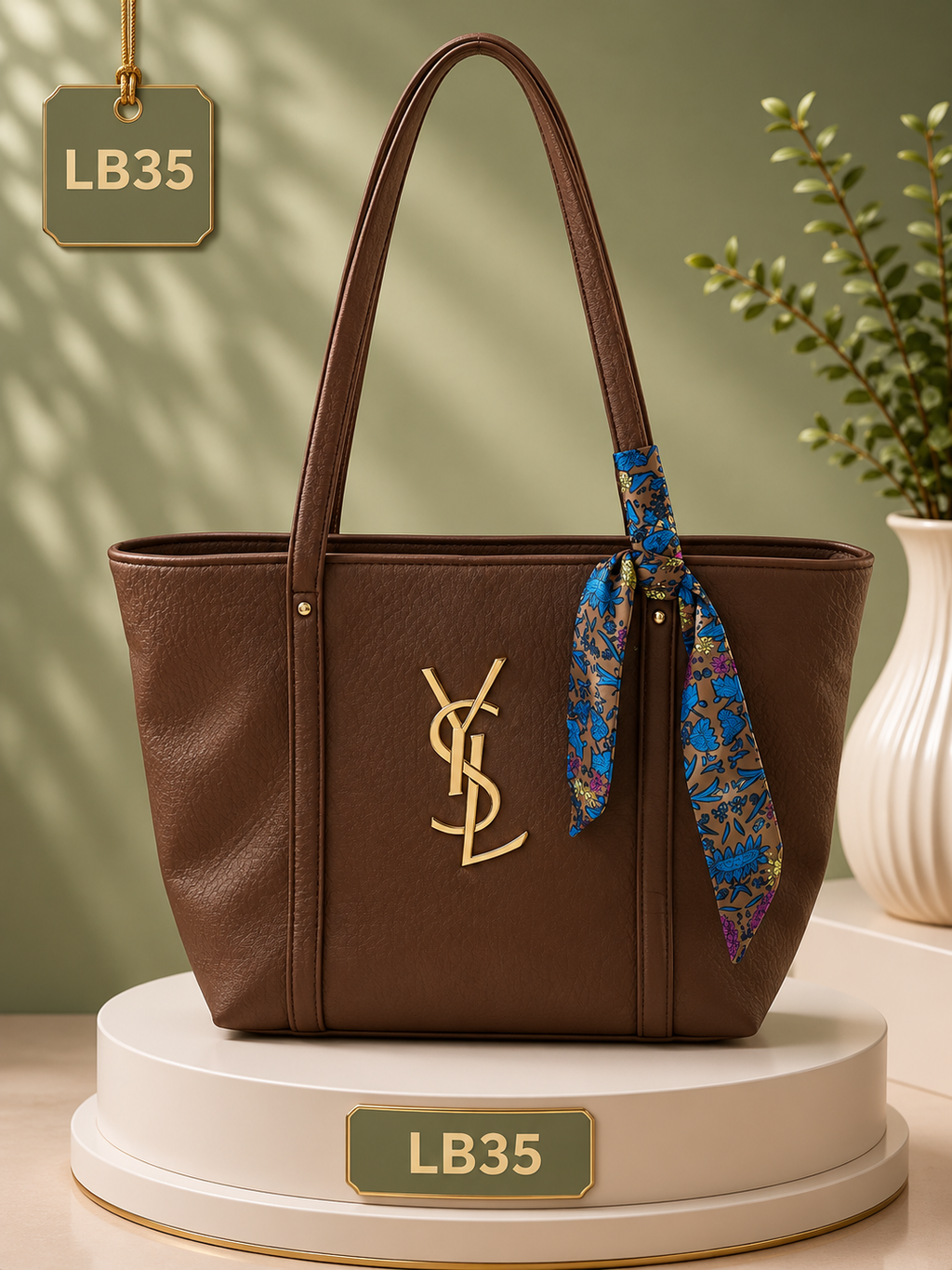 Premium Elegant Tote Handbag – LB35