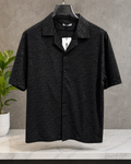 Men's Premium  OPEN COLLAR SHIRT  Jacquard 1014