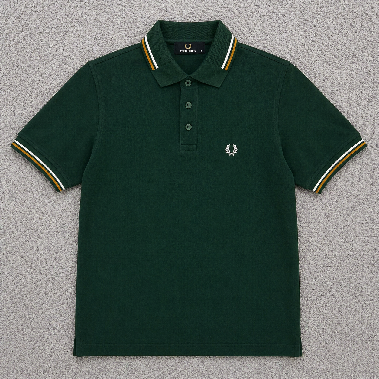 Premium Ultra Heavyweight Polo T-Shirt FPPL Green-C95