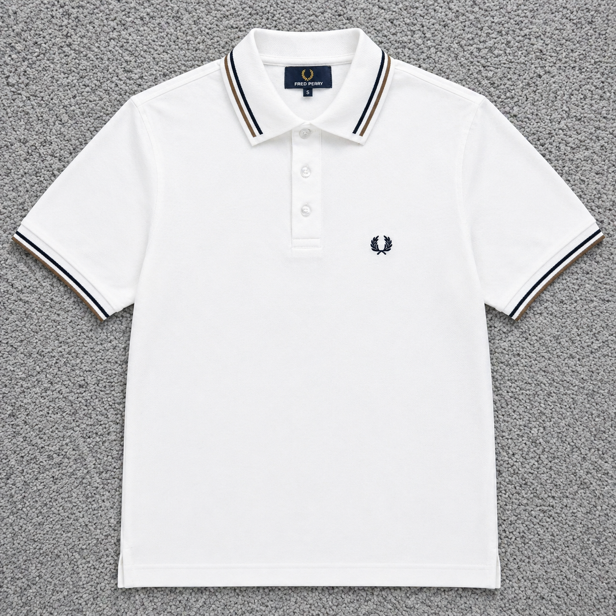 Premium Ultra Heavyweight Polo T-Shirt FPPL White-C98