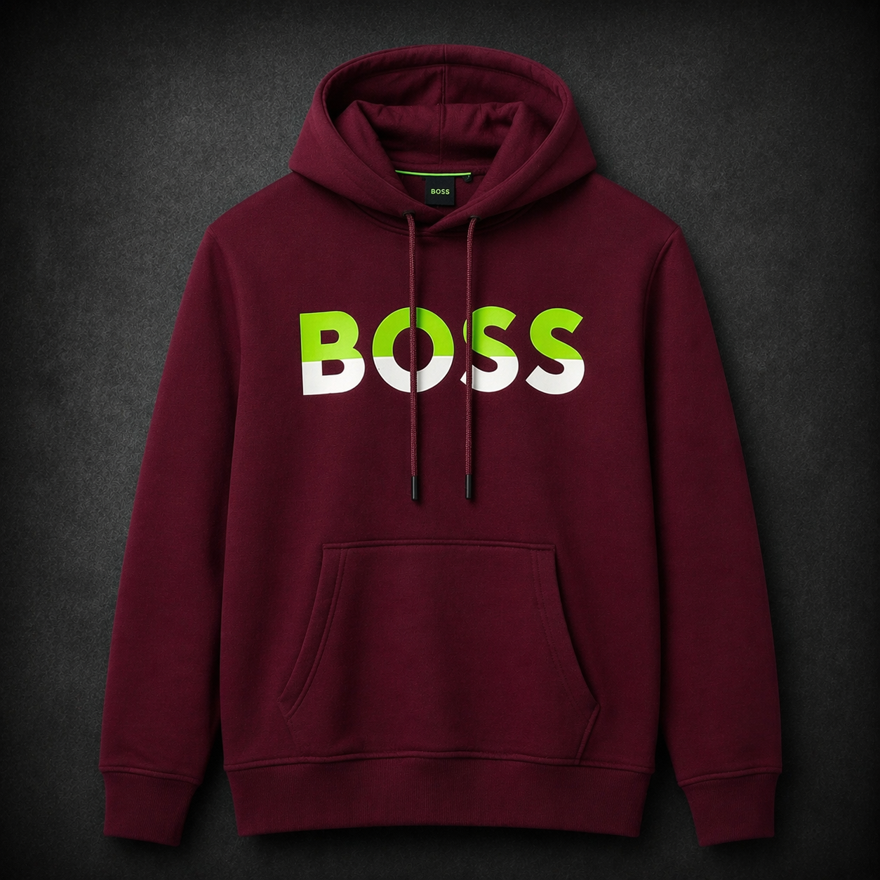 BOSS Saggy Regular-Fit Hoodie with Two-Tone Logo 1004