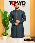 Luxury embroidery Panjabi with premium finish 413