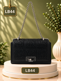 Premium Embossed Chain Shoulder Bag – LB44