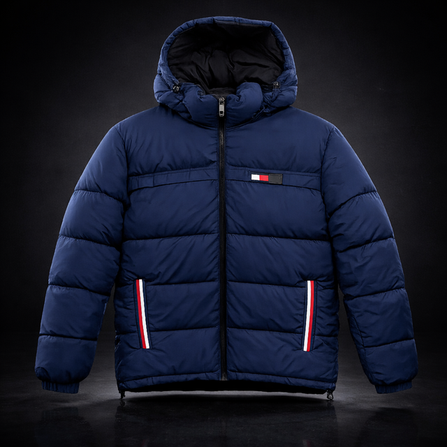 Hooded Puffer Jacket Winter Insulated Jacket