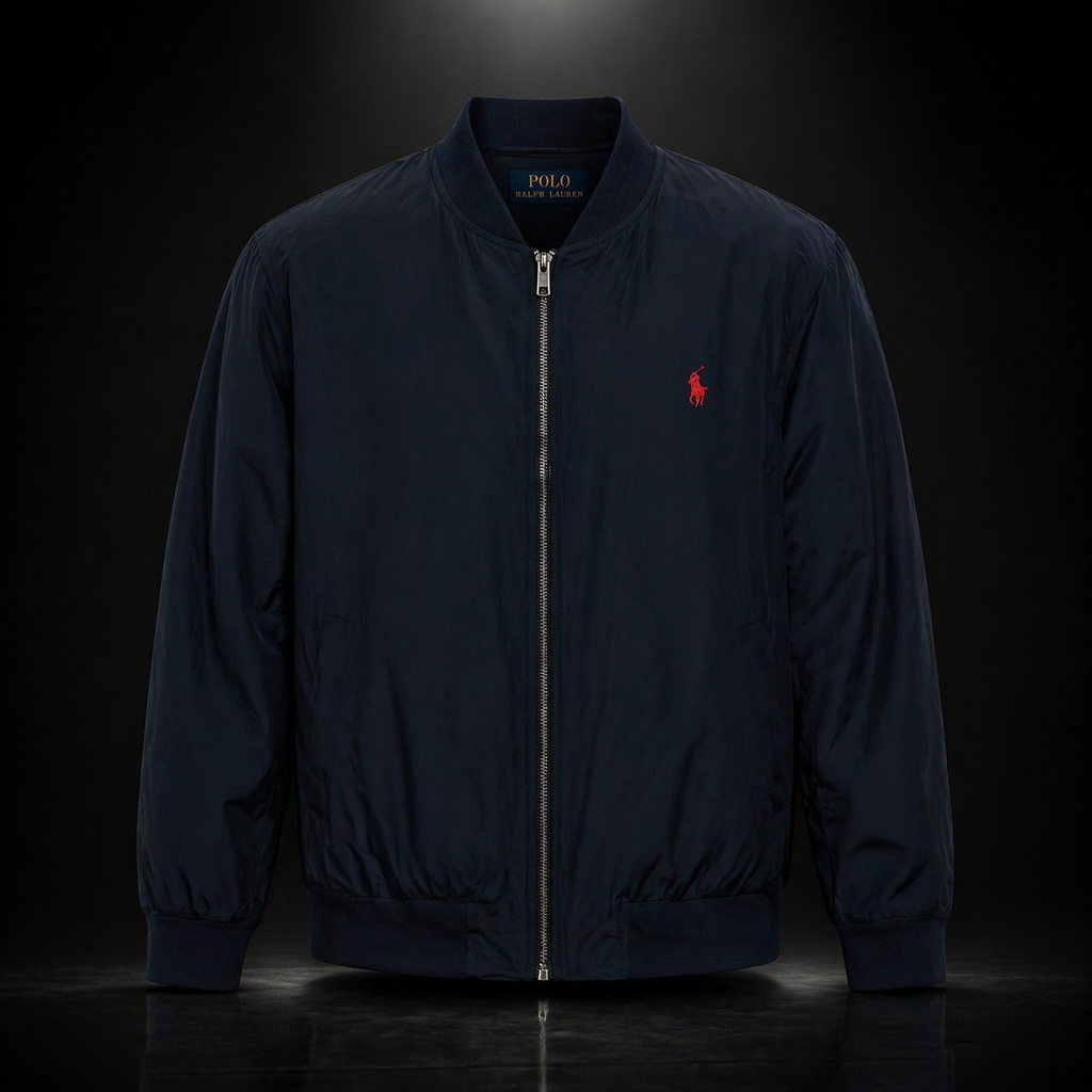Premium Smart-Casual Layer Taffeta Jacket Navy