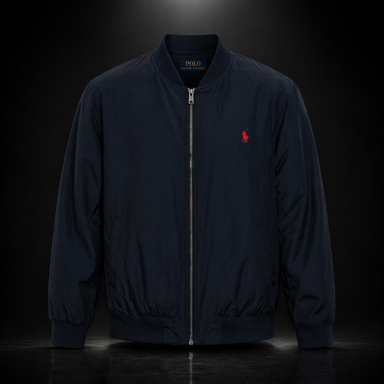 Premium Smart-Casual Layer Taffeta Jacket Navy