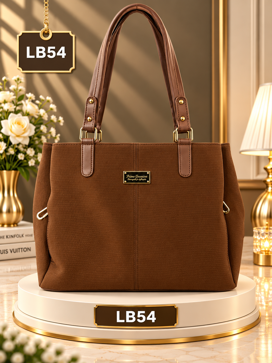 Premium Textured Shoulder Tote Bag – LB54