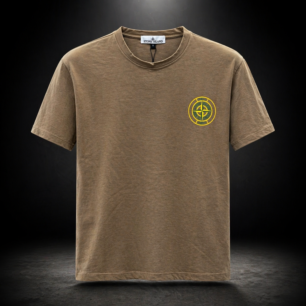 Mens Premium Stone Island Logo T-Shirt 772