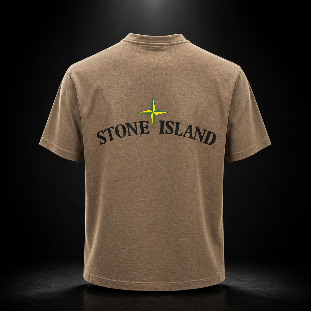Mens Premium Stone Island Logo T-Shirt 772