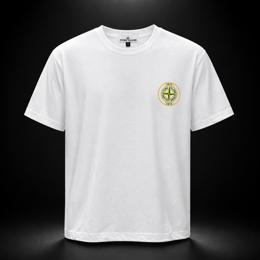 Mens Premium Stone Island Logo T-Shirt 773