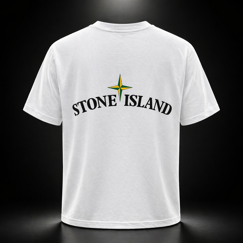 Mens Premium Stone Island Logo T-Shirt 773