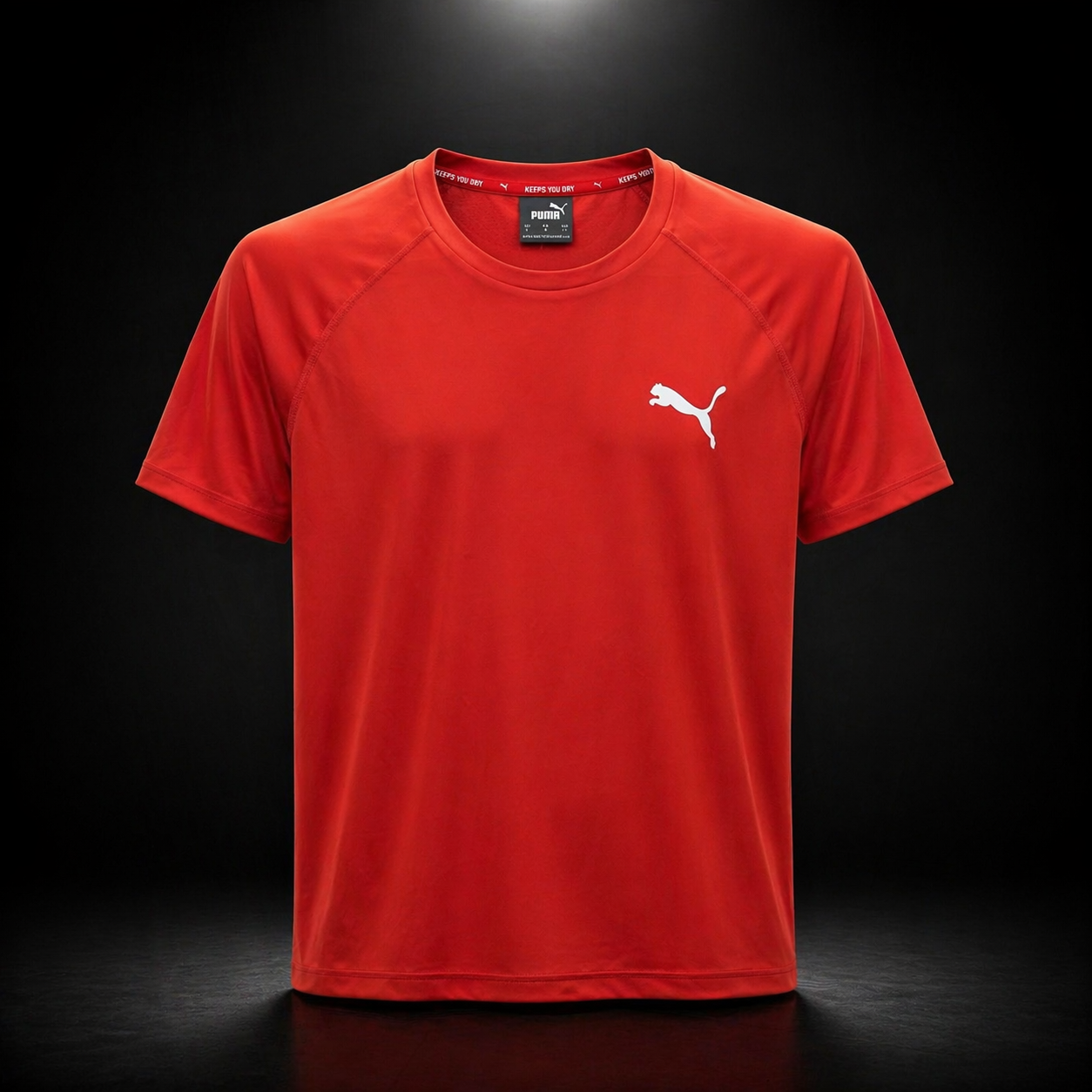 Mens Athletic Red Performance T-Shirt