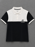 Gatsby Boys Polo T-Shirt White Black-C214