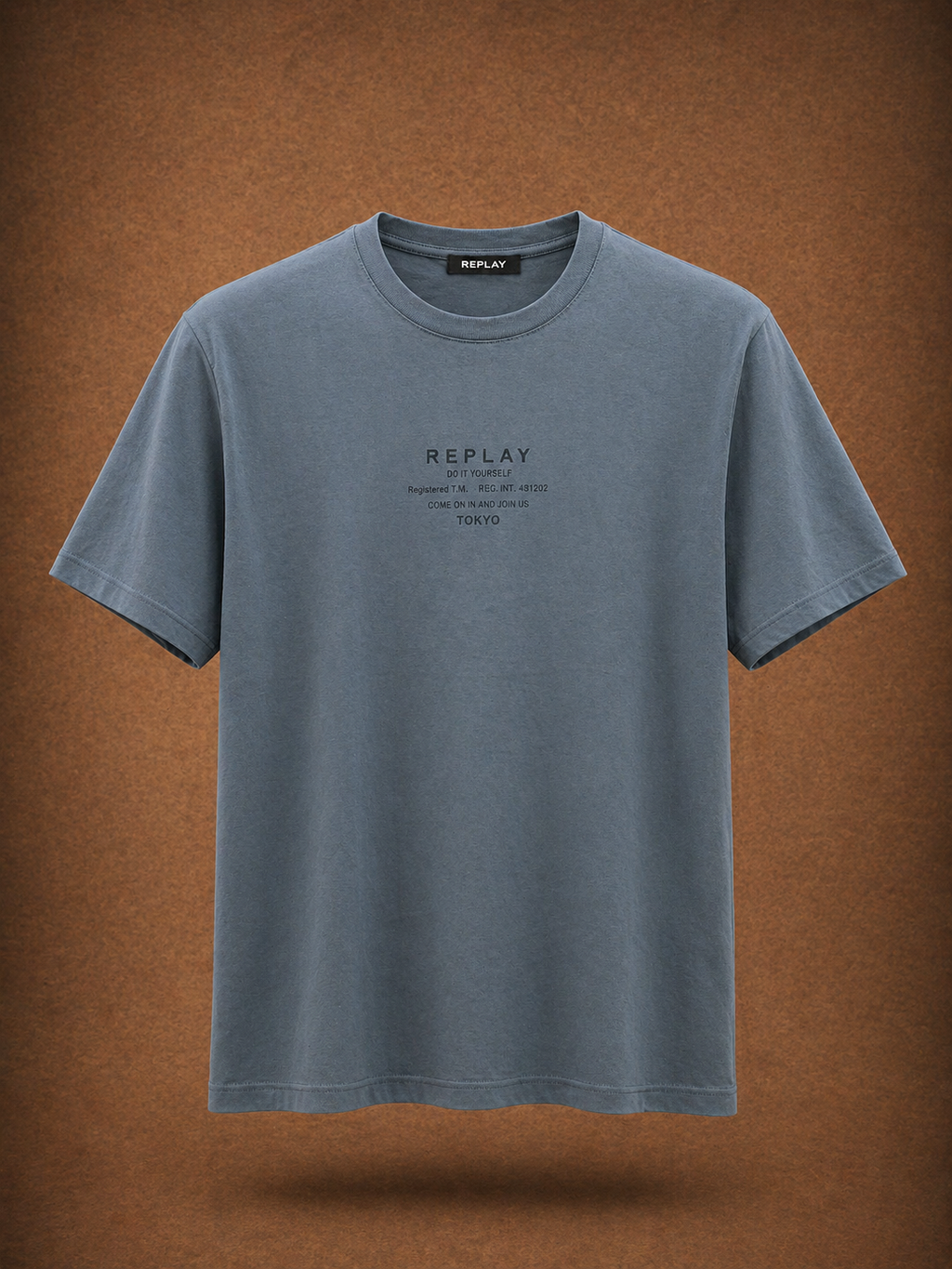 GATSBY REPLA.Y Mens new T-Shirt ASH 983