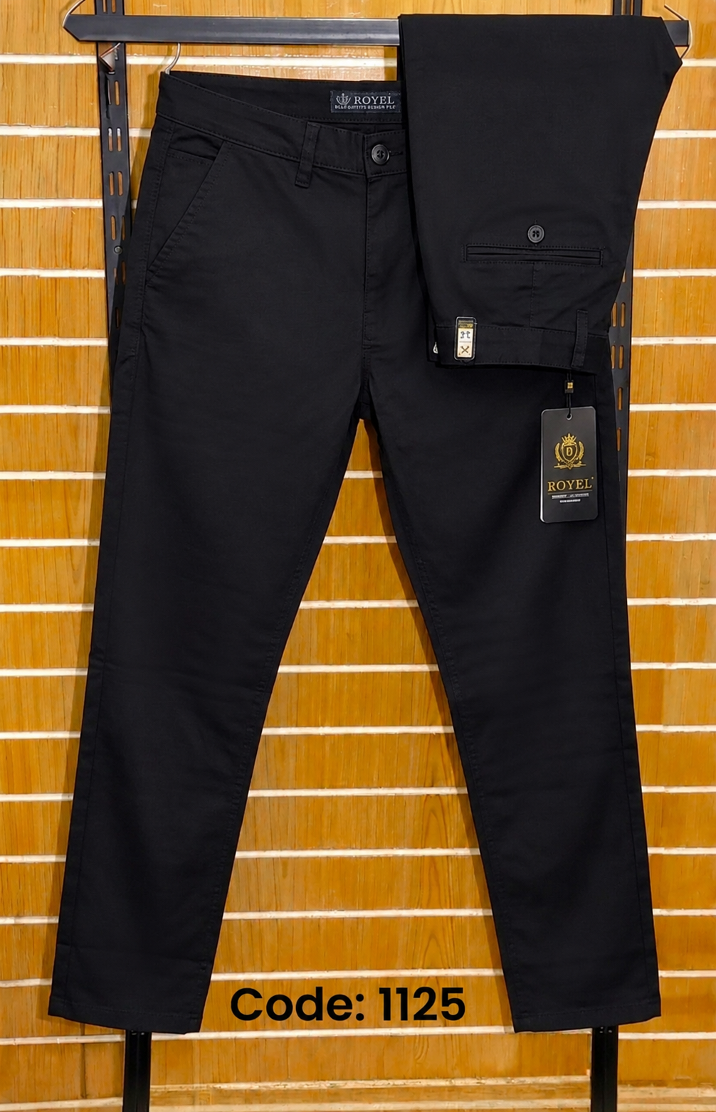 Premium Chino Pant Black 1125