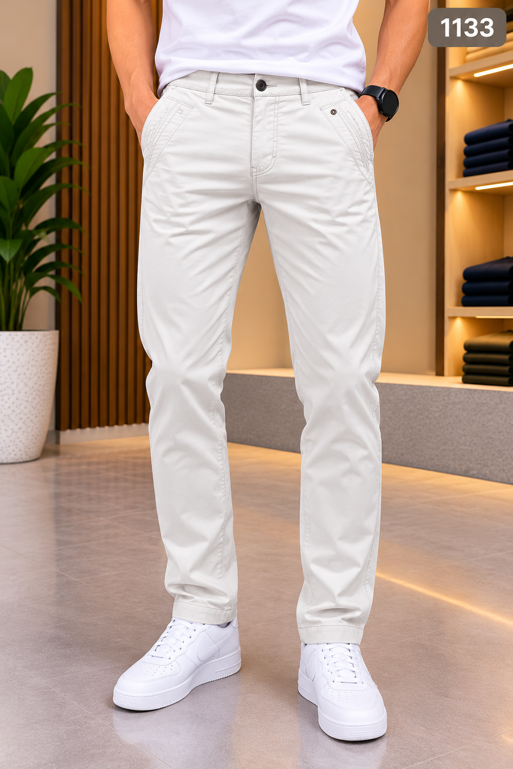 RL Premium Chino Pant Off White  1133