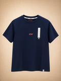 Gatsby
 Typography Printed T-Shirt for Men – Premium Cotton Regular Fit 1402 Navy
