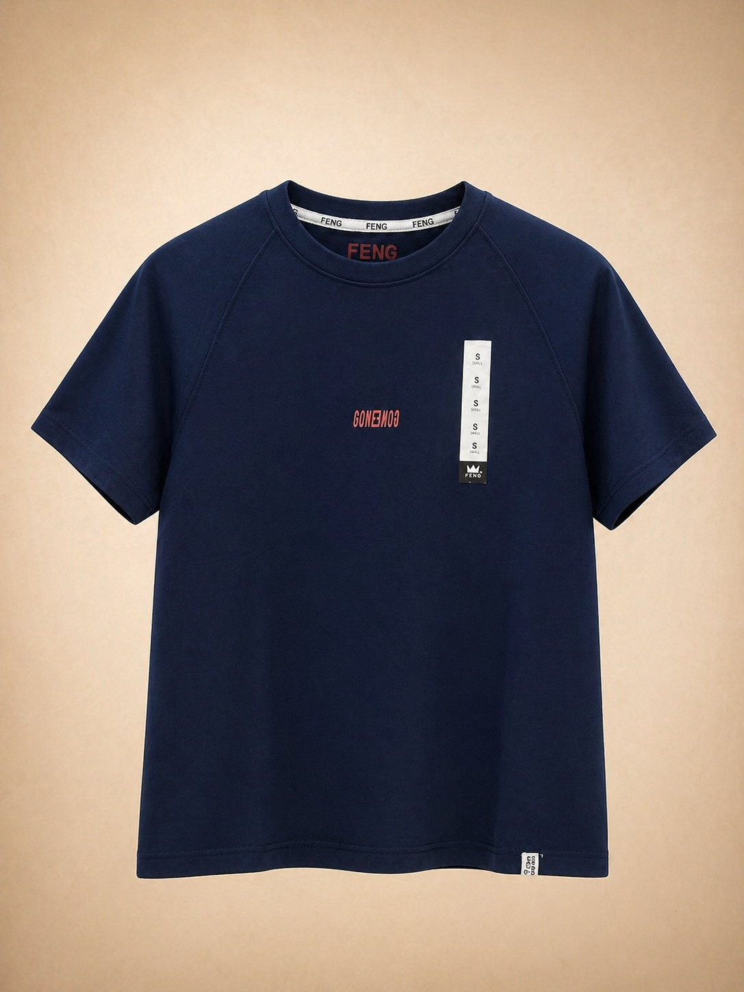 Gatsby
 Typography Printed T-Shirt for Men – Premium Cotton Regular Fit 1402 Navy