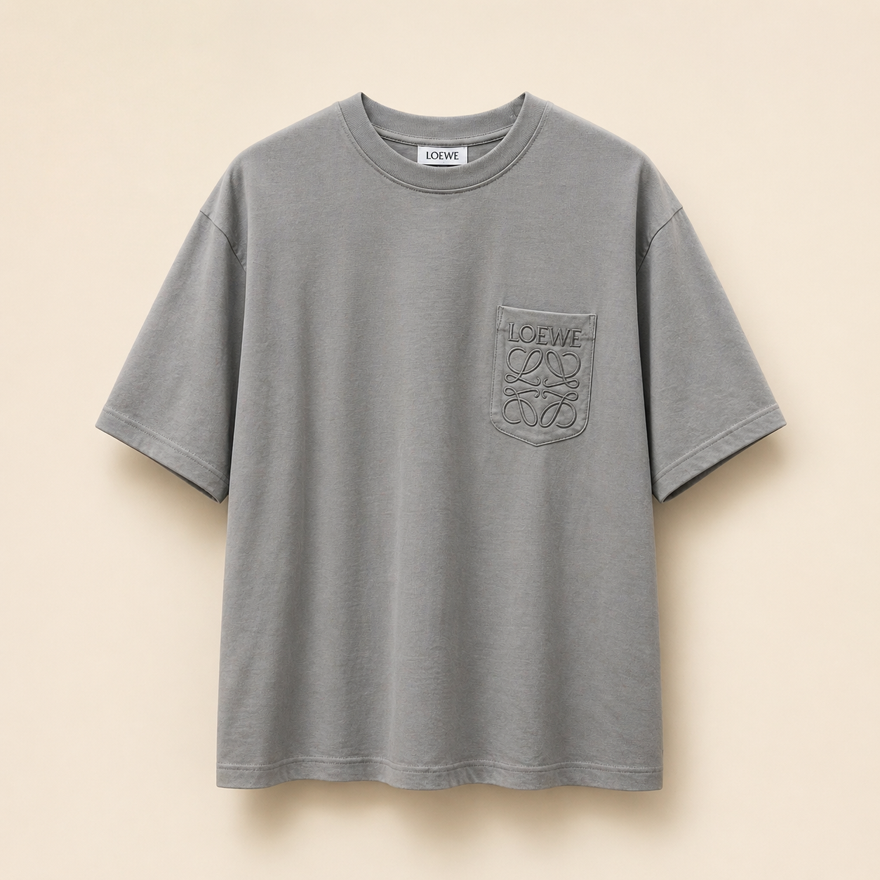 Gatsby LOVEW.E oversize Mens T-Shirt GRAY 940