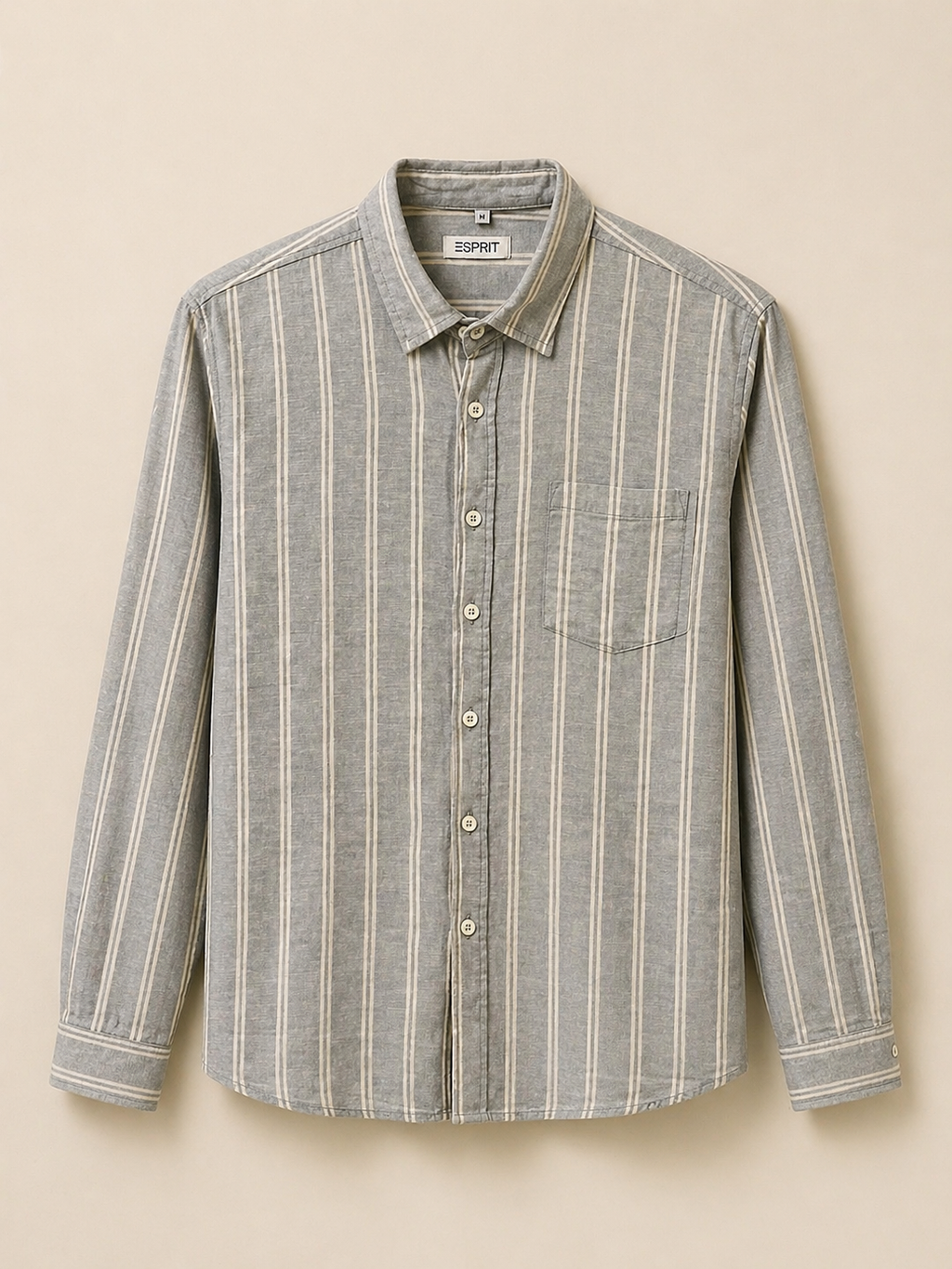 GATSBY MENS F/S SHIRT GRAY CHE