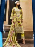 Luxury Digital Printed Lawn Three Piece Set -C267