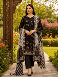Luxury Digital Printed Lawn Three Piece Set -C287