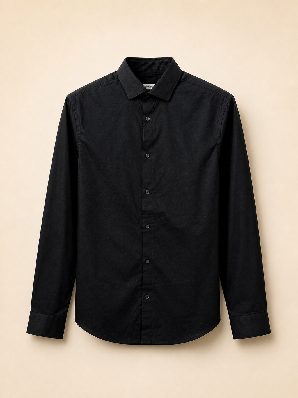GATSBY MENS F/S SHIRT _JACK & JONES 006 BLACK