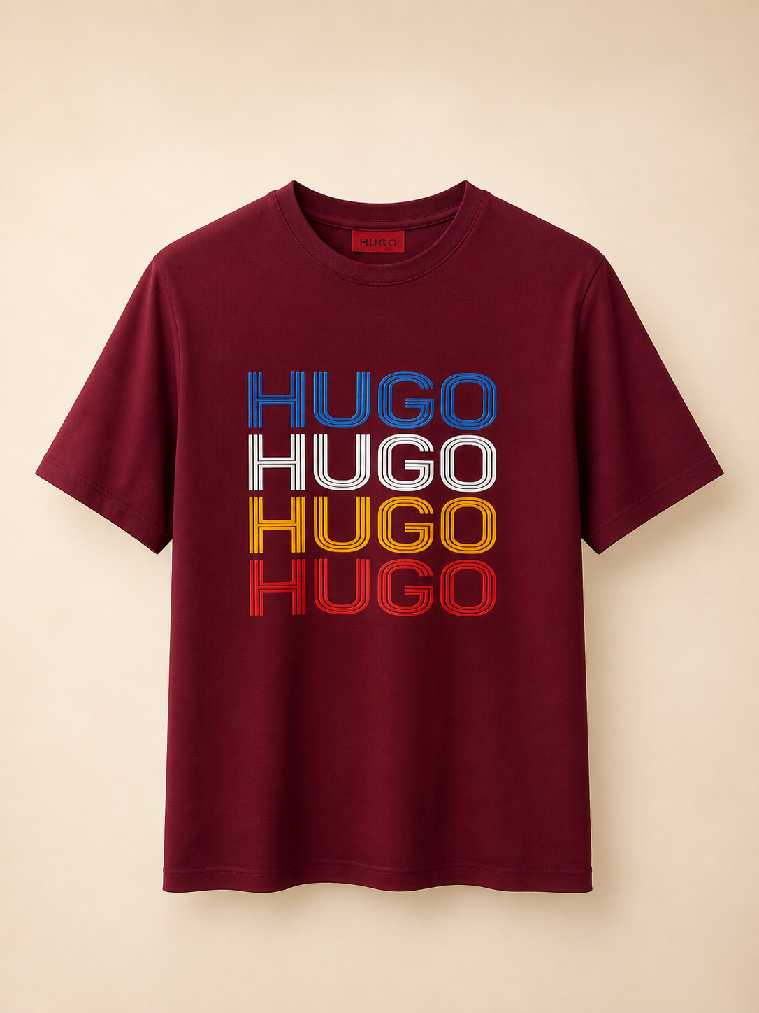 Premium Big Print Tshirt HBPT 702 Maroon