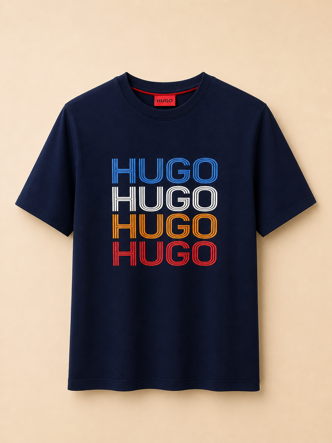 Premium Big Print Tshirt HBPT 707 Navy