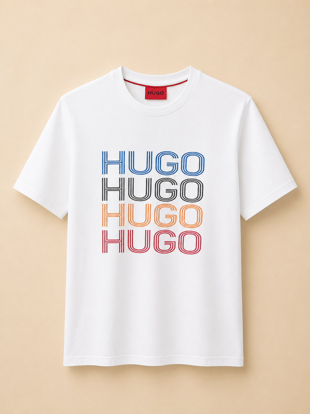 Premium Big Print Tshirt HBPT 708 White