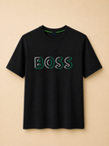 Premium Big Print Tshirt HBPT 710 Black