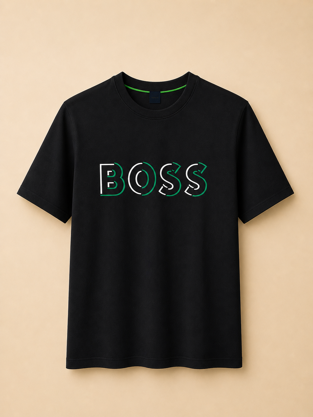 Premium Big Print Tshirt HBPT 710 Black