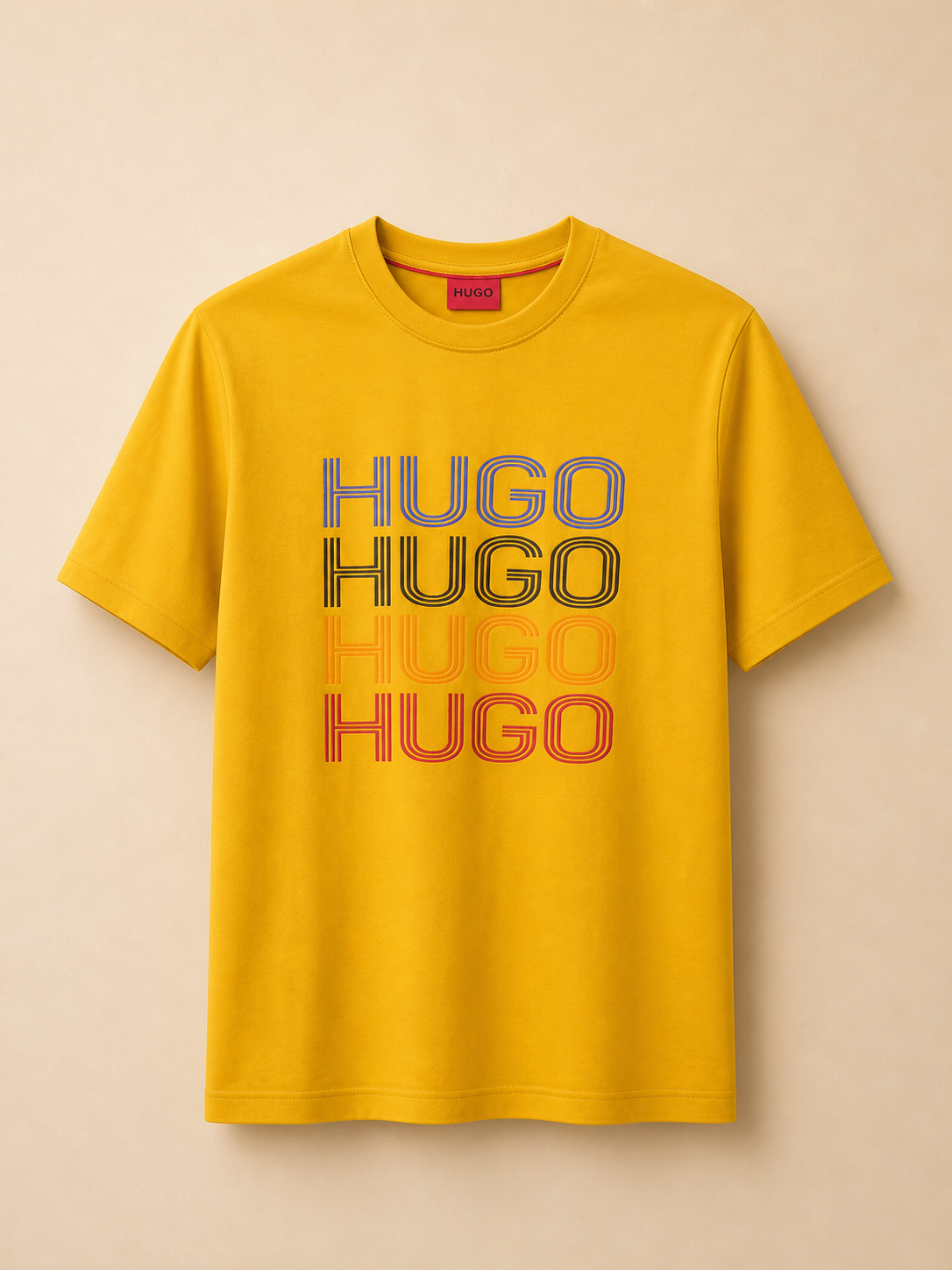 Premium Big Print Tshirt HBPT 711 Yellow