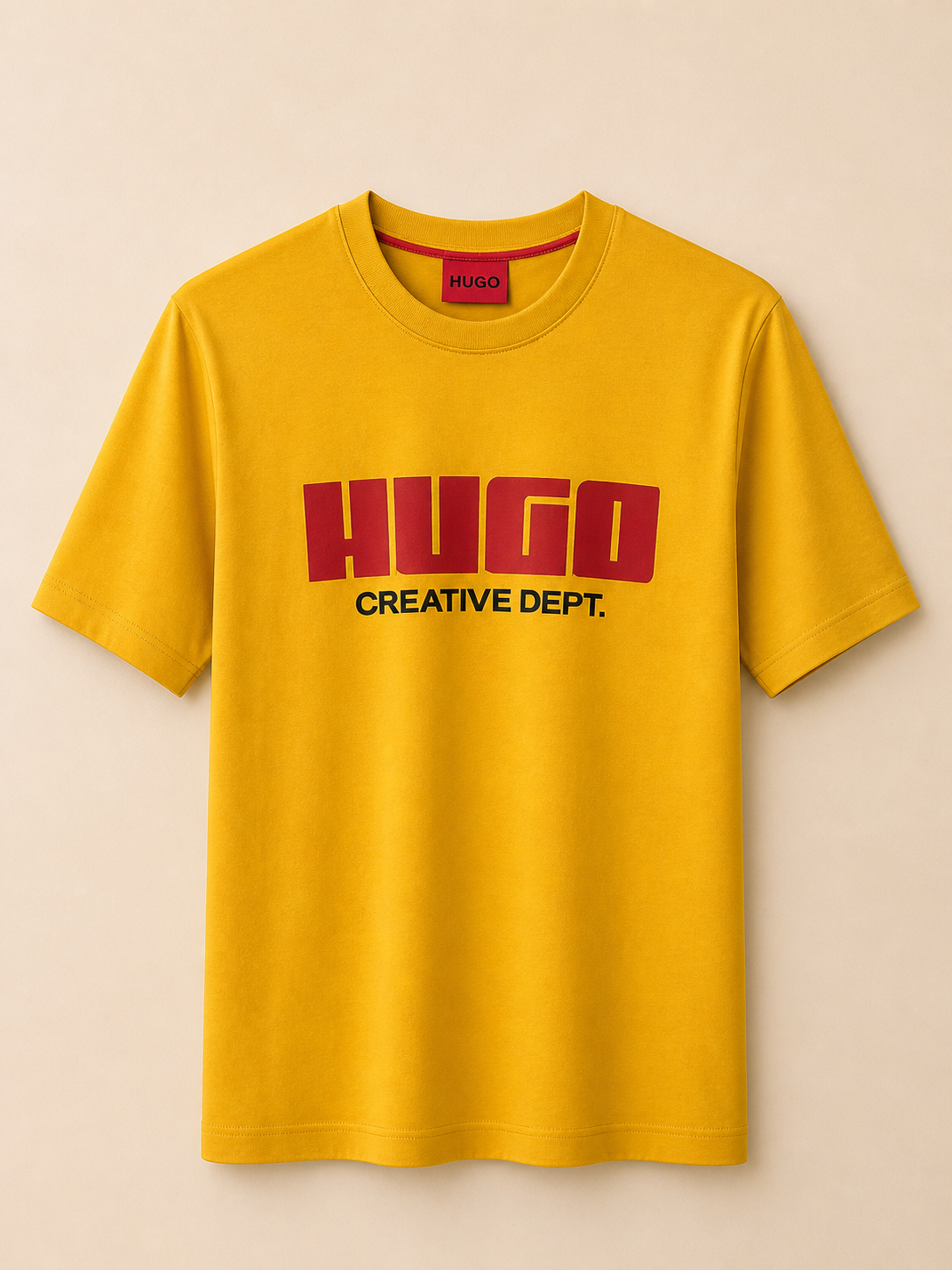 Premium Big Print Tshirt HBPT 716 yellow
