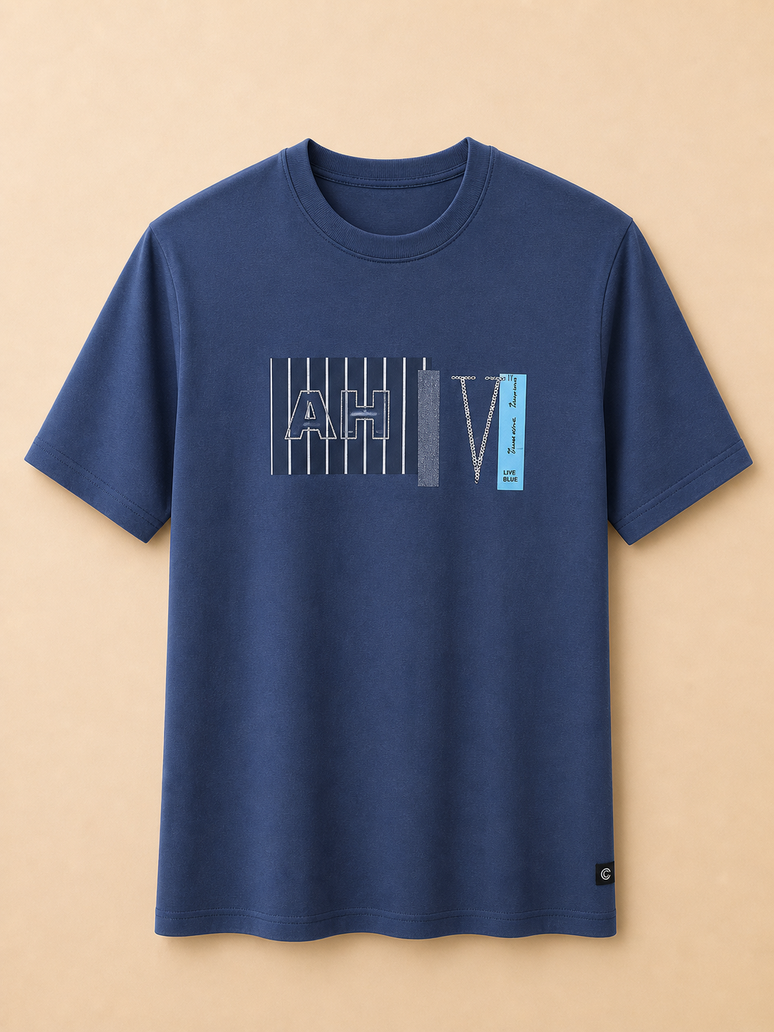 Graphic Print  Cotton T-Shirt 707