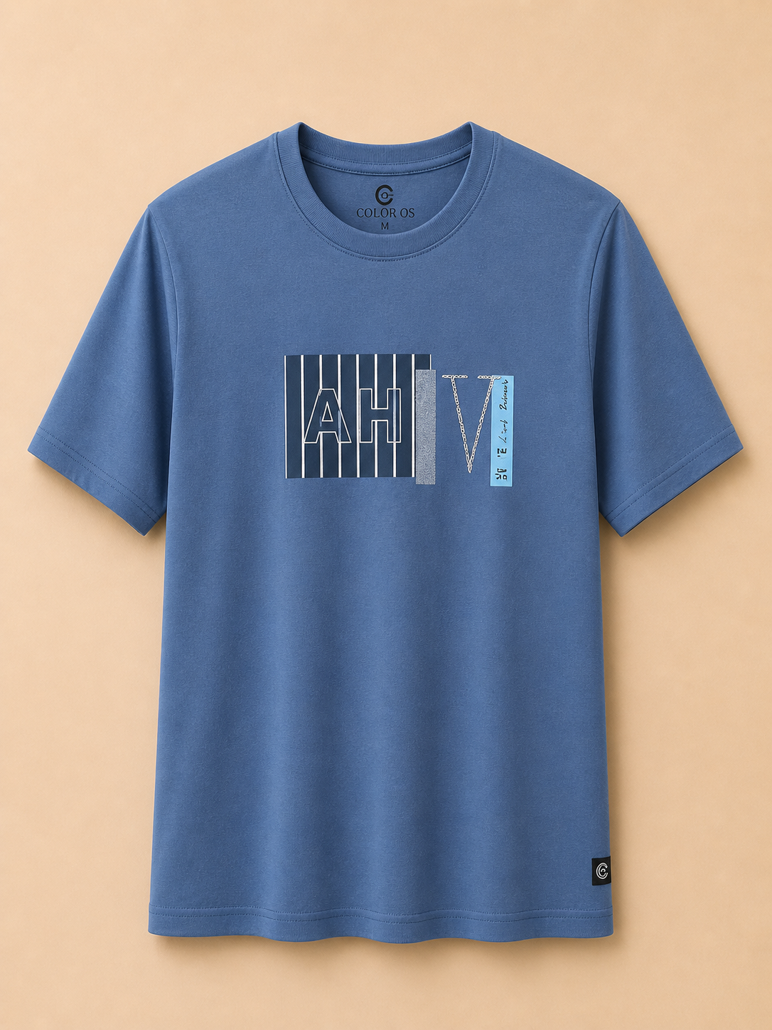 Graphic Print  Cotton T-Shirt 713