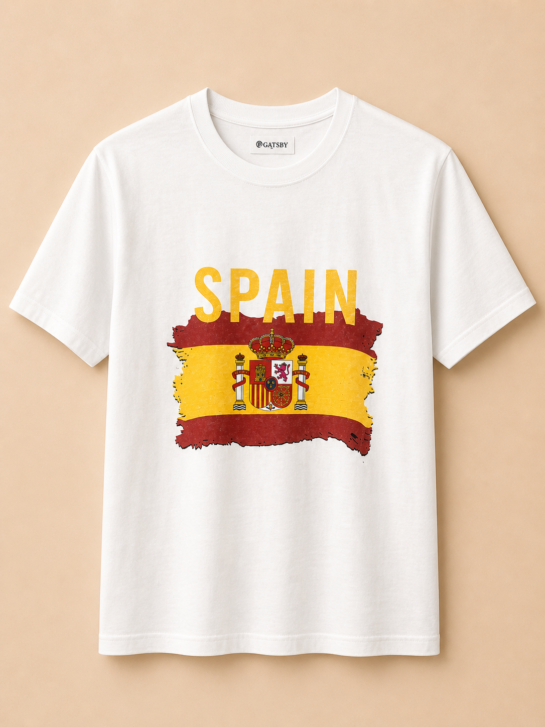GATSBY MENS T-SHIRT 1504 WHITE