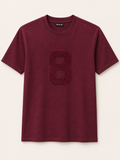 GATSBY MENS T-SHIRT STY 1701 MAROON