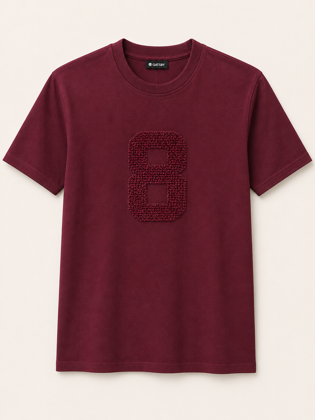 GATSBY MENS T-SHIRT STY 1701 MAROON