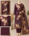 Premium Floral Unready Three Piece-C300