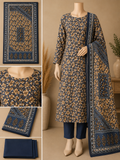 Premium Floral Unready Three Piece-C342