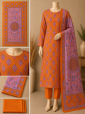 Premium Floral Unready Three Piece-C345