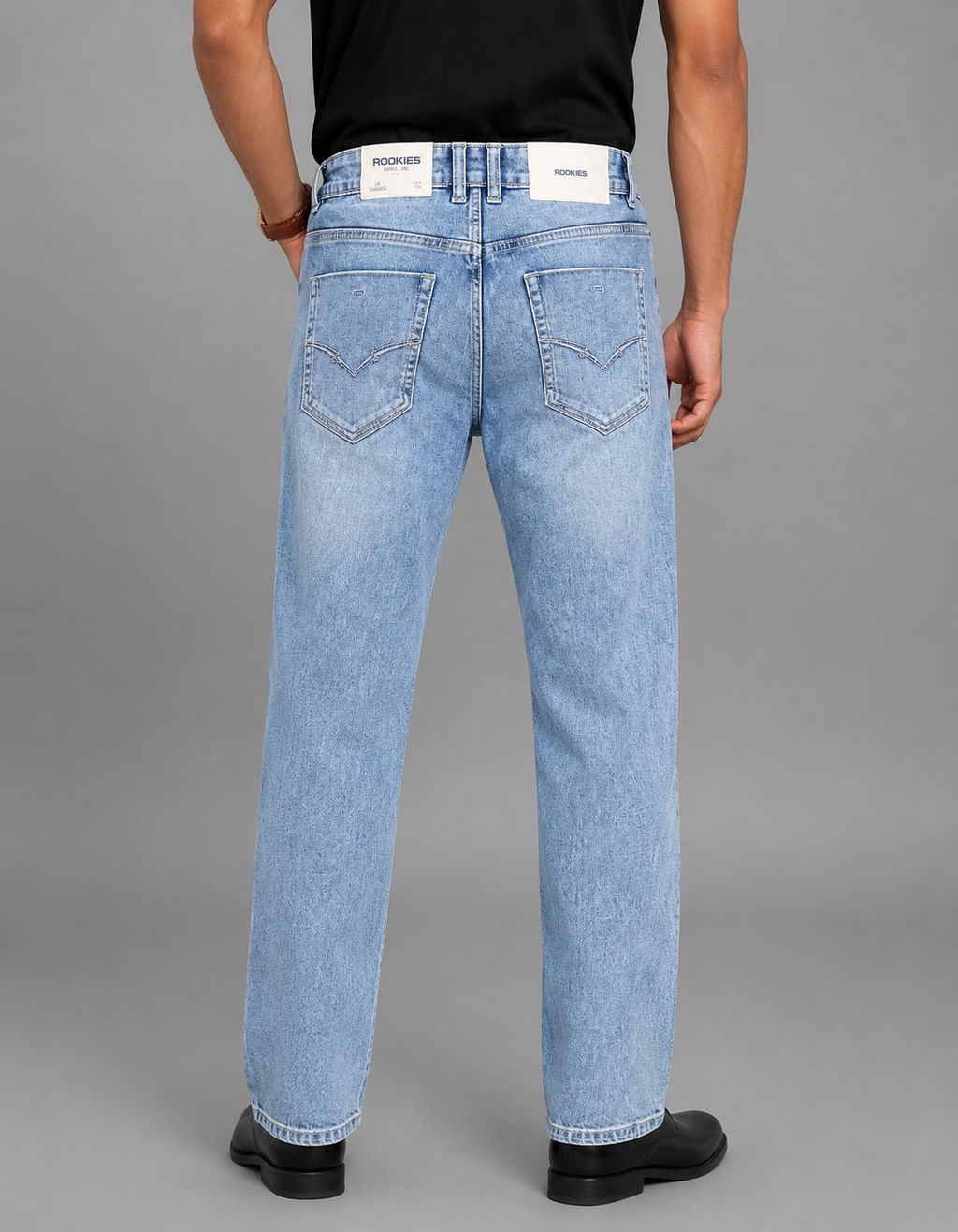 Dusty sky 5 Pocket Low-Rise Ankle Length Stretch Jeans RJ6401