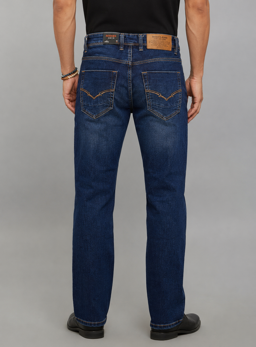 Dusty blue 5 Pocket Low-Rise Ankle Length Jeans RJ5903