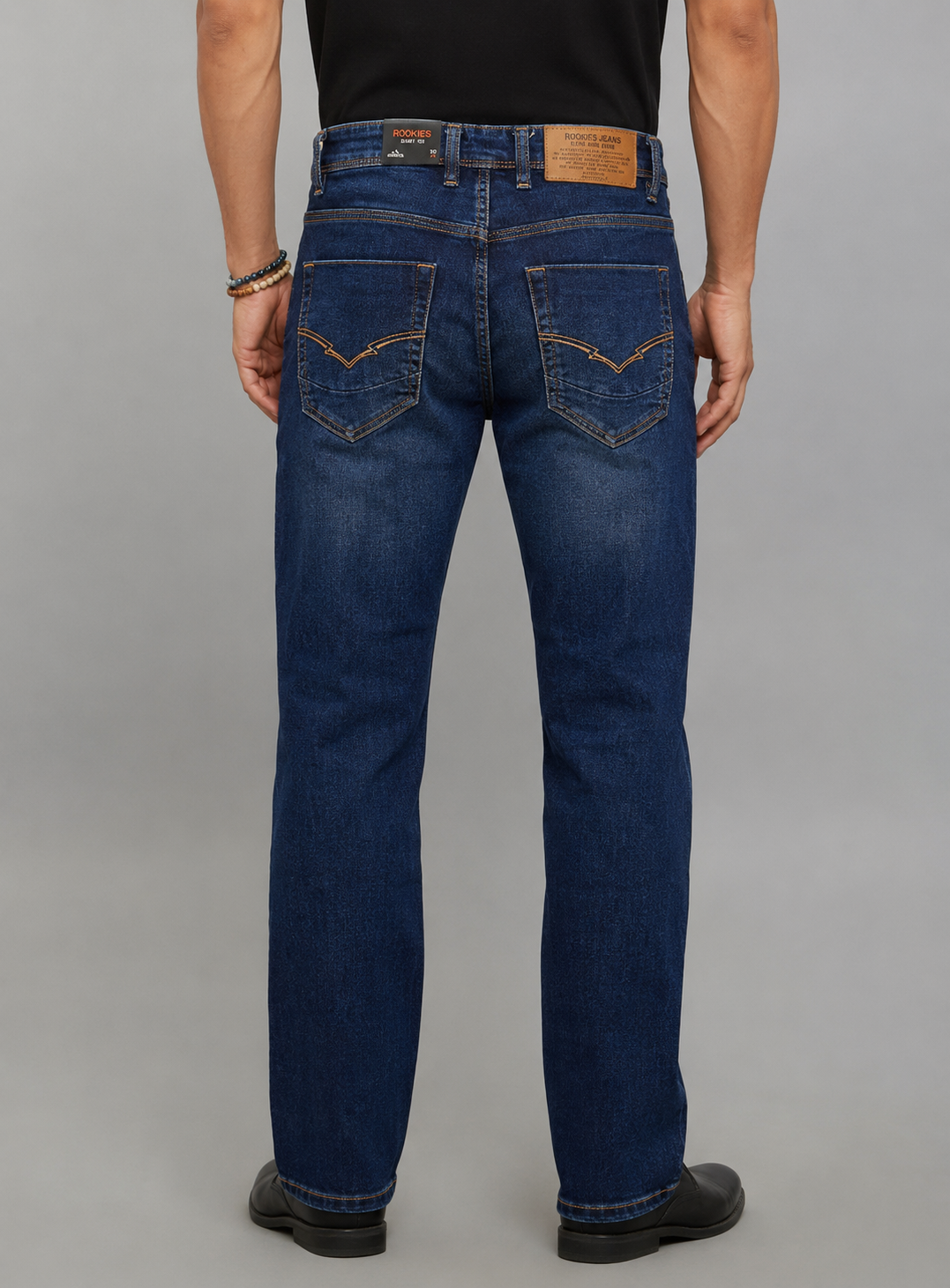 Dusty blue 5 Pocket Low-Rise Ankle Length Jeans RJ5903