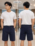Premium Men’s Casual Shorts Navy Blue-C40