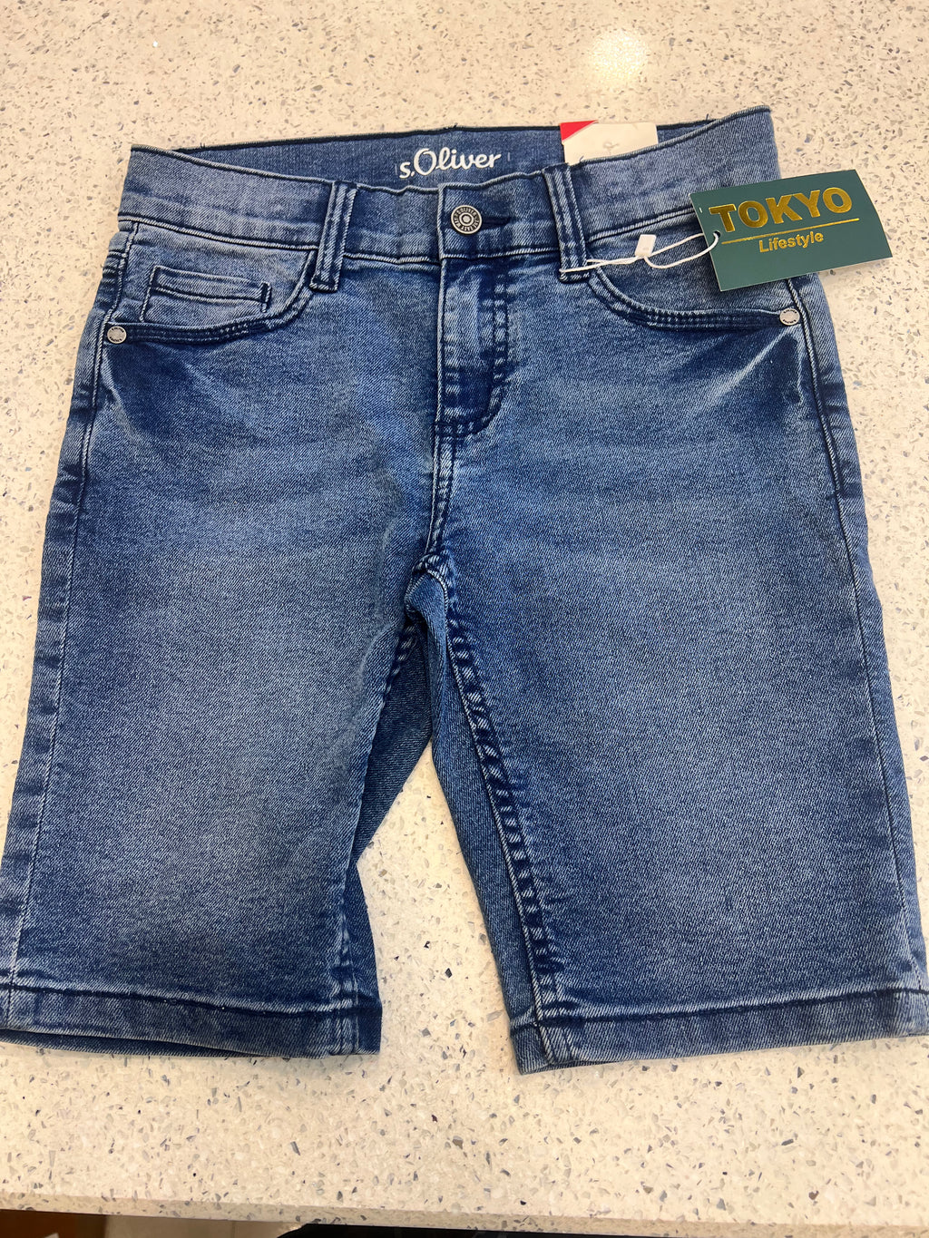 Premium Boys Casual Shorts Medium Blue-C73